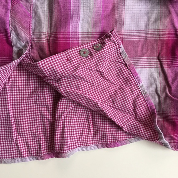 Marmot Women Size L Pink White Plaid Shirt - Picture 4 of 11